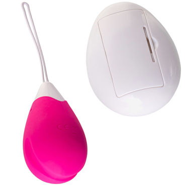 Toyfa A-toys Remote Control Egg, розово-белое, Виброяйцо с пультом управления и другие товары ToyFa с фото