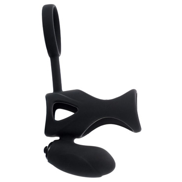 Toyfa Black&Red Vibrating Cage, черная — фото 3