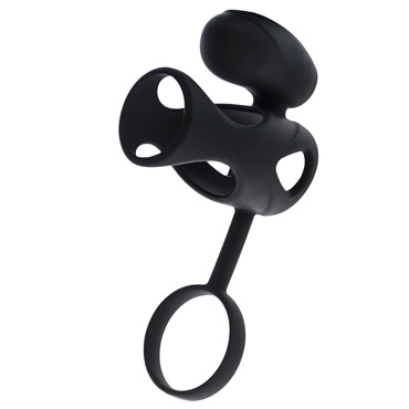 Toyfa Black&Red Vibrating Cage, черная — фото 1