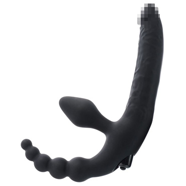 Toyfa Black&Red Strapless Strap-On, черный — фото 1