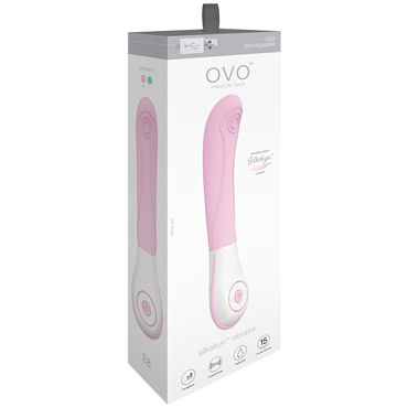 Ovo E8 Silkskyn Vibrator, розовый — фото 3