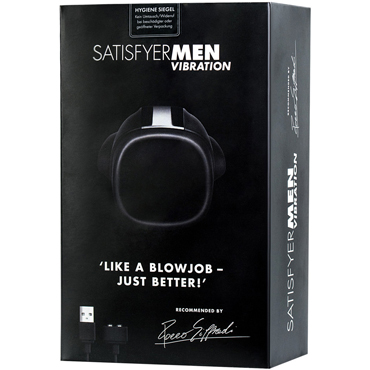 Satisfyer Men Vibration, черный - подробные фото в секс шопе Condom-Shop