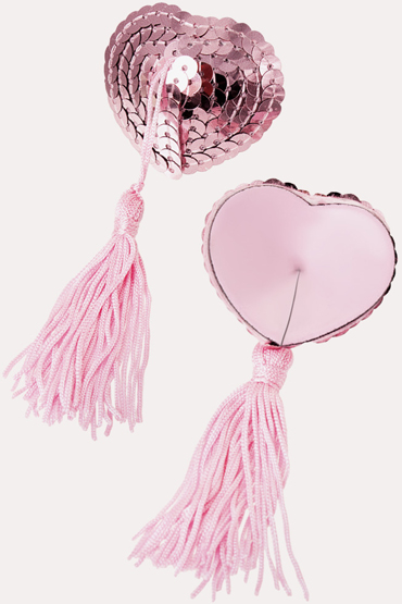 Erolanta Пэстисы в форме сердец, розовые - фото, отзывы