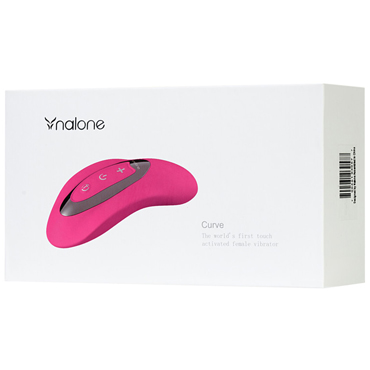 Nalone Curve, розовый - Вибромассажер для эрогенных зон и клитора - купить в секс шопе