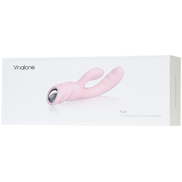 Nalone Pure, розовый - Вибратор с функцией нагрева и клиторальной стимуляцией - купить в секс шопе