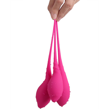 S-Hande Lamball, розовый, Набор из 3-х вагинальных шариков и другие товары S-Hande с фото