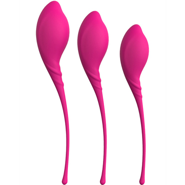 S-Hande Lamball, розовый, Набор из 3-х вагинальных шариков