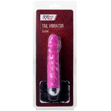 ToyFa Black&Red Tail Vibrator, розовый - подробные фото в секс шопе Condom-Shop
