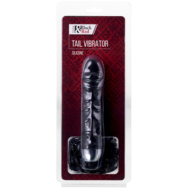 ToyFa Black&Red Tail Vibrator, черный — фото 6