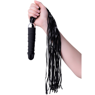 ToyFa Black&Red Tail Vibrator, черный — фото 7