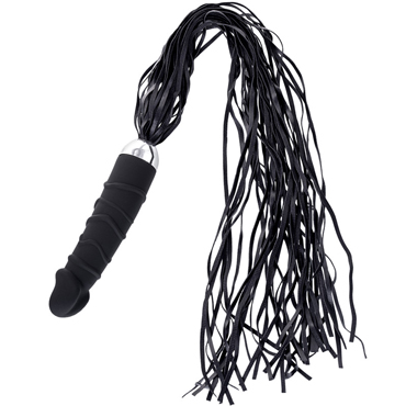 ToyFa Black&Red Tail Vibrator, черный — фото 1