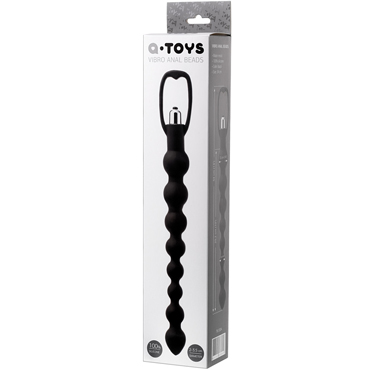 ToyFa A-toys Vibro Anal Beads 34 см, черная - Анальная цепочка с вибрацией - купить в секс шопе