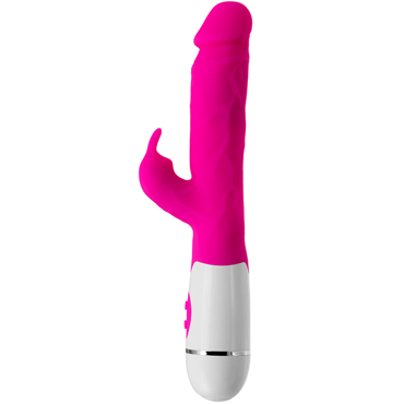 ToyFa A-Toys Mist, розовый - Реалистичный вибратор с клиторальной стимуляцией - купить в секс шопе