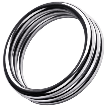 ToyFa Metal Кольцо на пенис M, серебристое, Среднего размера из металла