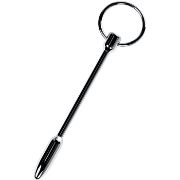 ToyFa Metal Уретральный плаг-пуля с кольцом, серебристый - фото, отзывы