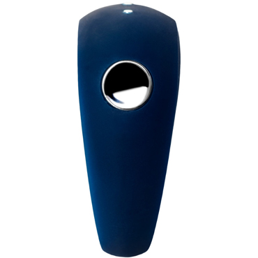 Satisfyer Power Ring, синее - Эрекционное кольцо с вибрацией 5,5 см - купить в секс шопе