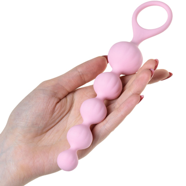 Новинка раздела Секс игрушки - Satisfyer Love Beads, розовый/голубой