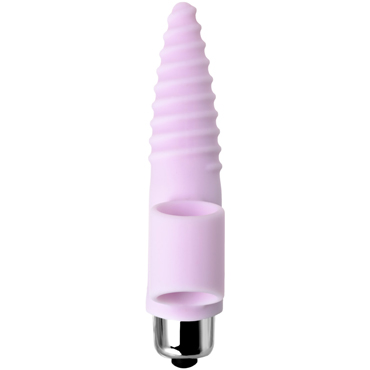 JOS Nova, светло-фиолетовая, Вибронасадка на палец для анальной стимуляции и другие товары JOS с фото