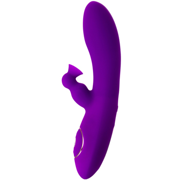 JOS Jum, фиолетовый - Вибратор с вакуумной стимуляцией клитора - купить в секс шопе