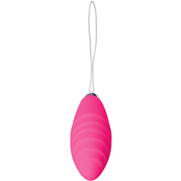 JOS Vita, розовые - Виброяйцо и вибронасадка на палец - купить в секс шопе