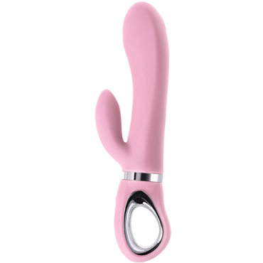 JOS Joly Limited Edition, розовый - Вибратор с клиторальным стимулятором и WOW-режимом - купить в секс шопе