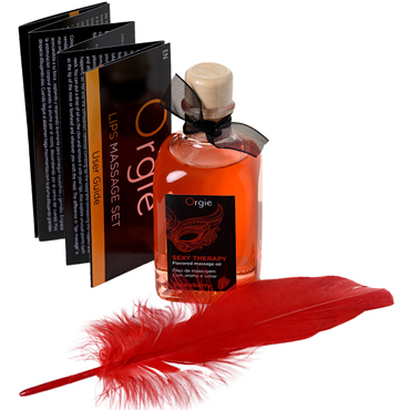 Orgie Sexy Therapy Flavored Massage Oil Strawberry, 100 мл - фото, отзывы