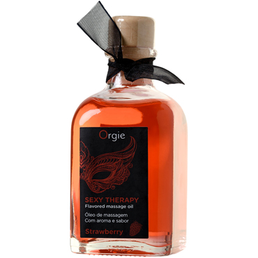 Orgie Sexy Therapy Flavored Massage Oil Strawberry, 100 мл