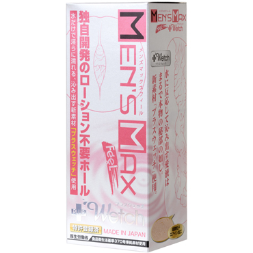 Men'sMax Feel +Wetch, розовый, Мастурбатор с самовыделяющейся смазкой и другие товары Men'sMax с фото