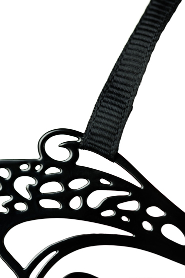 Toyfa Theatre Metal Mask, черная - подробные фото в секс шопе Condom-Shop
