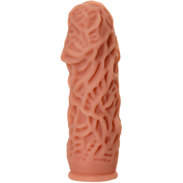 Kokos Extreme Sleeve ES.12 Medium, телесная - Насадка с дополнительной стимуляцией - купить в секс шопе