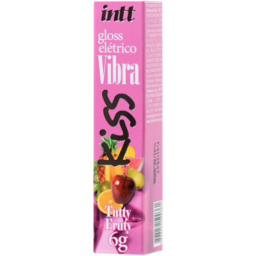 Intt Gloss Vibe Tutti-frutti, 6 г, Блеск для губ с эффектом вибрации, фруктовый