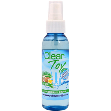 Bioritm Clear Toy Tropic, 100 мл, Очищающий спрей с антимикробным эффектом и тропическим ароматом