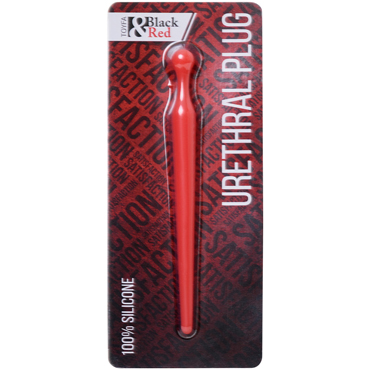 Toyfa Black & Red Urethral Plug, красный - фото, отзывы