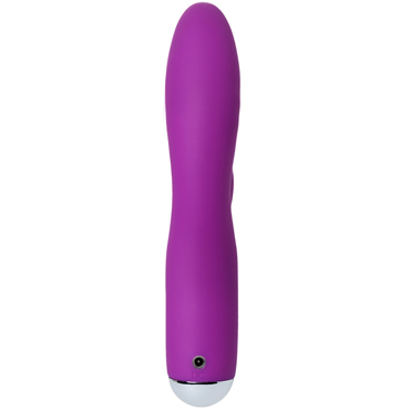 JOS Anita, фиолетовый - Вибратор-ротатор с ресничками для двойной стимуляции - купить в секс шопе