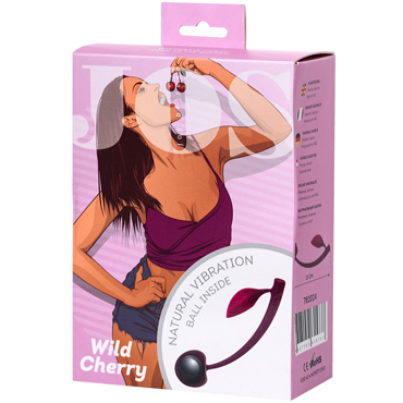 JOS Wild Cherry, вишневый - Вагинальный шарик в виде вишенки - купить в секс шопе