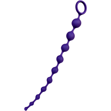Toyfa ToDo Grape, фиолетовая, Анальная цепочка с круглыми звеньями