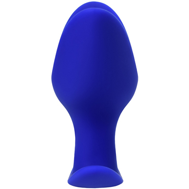 Toyfa ToDo Bloom L, синяя - Расширяющая анальная втулка с двумя лепестками - купить в секс шопе