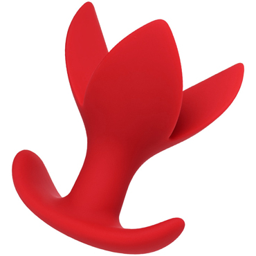 Toyfa ToDo Flower, красная, Расширяющая анальная втулка с тремя лепестками