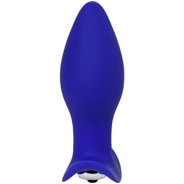Toyfa ToDo Fancy, синяя - Анальная вибровтулка из силикона - купить в секс шопе