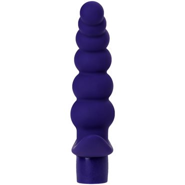 Toyfa ToDo Dandy, фиолетовый - Рельефный анальный вибратор - купить в секс шопе