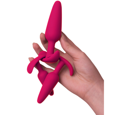 Новинка раздела Секс игрушки - Toyfa POPO Butt Plugs Set, розовый