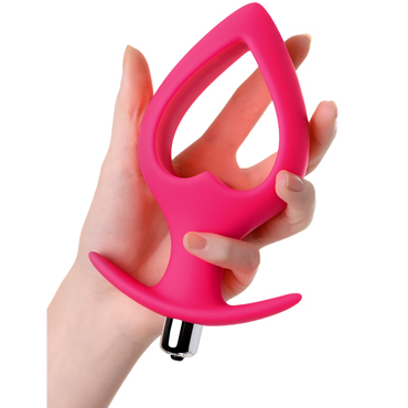 Toyfa POPO Heart Vibrating Plug L, розовая — фото 5