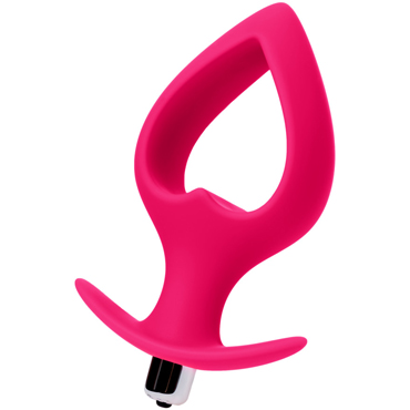 Toyfa POPO Heart Vibrating Plug L, розовая — фото 1