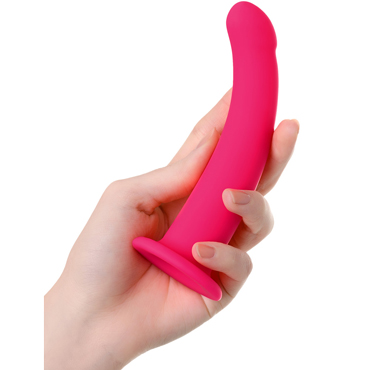 Новинка раздела Секс игрушки - Toyfa POPO Bended Dildo S, розовый