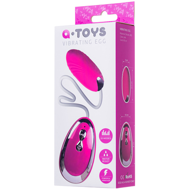 Toyfa A-Toys Vibrating Egg, розовое - подробные фото в секс шопе Condom-Shop