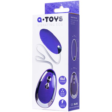 Toyfa A-Toys Vibrating Egg, фиолетовое - подробные фото в секс шопе Condom-Shop