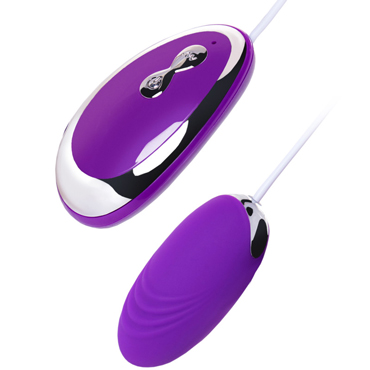 Toyfa A-Toys Vibrating Egg, фиолетовое, Виброяйцо с пультом управления