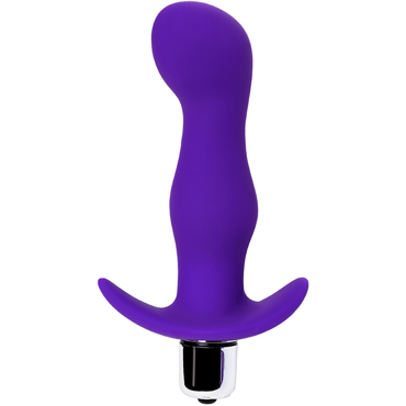 Toyfa A-Toys Vibro Anal Plug M, фиолетовая - фото, отзывы
