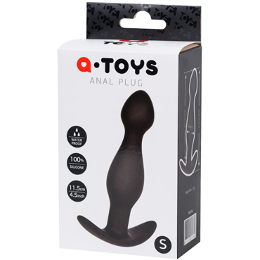 Новинка раздела Секс игрушки - Toyfa A-Toys Anal Plug S, черная