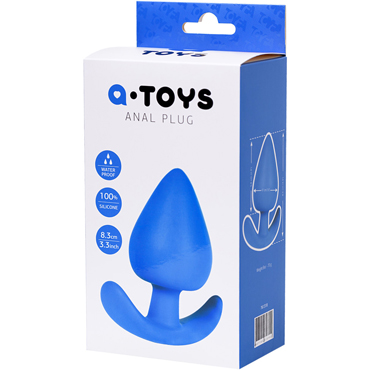 Новинка раздела Секс игрушки - Toyfa A-Toys Anal Plug, синяя